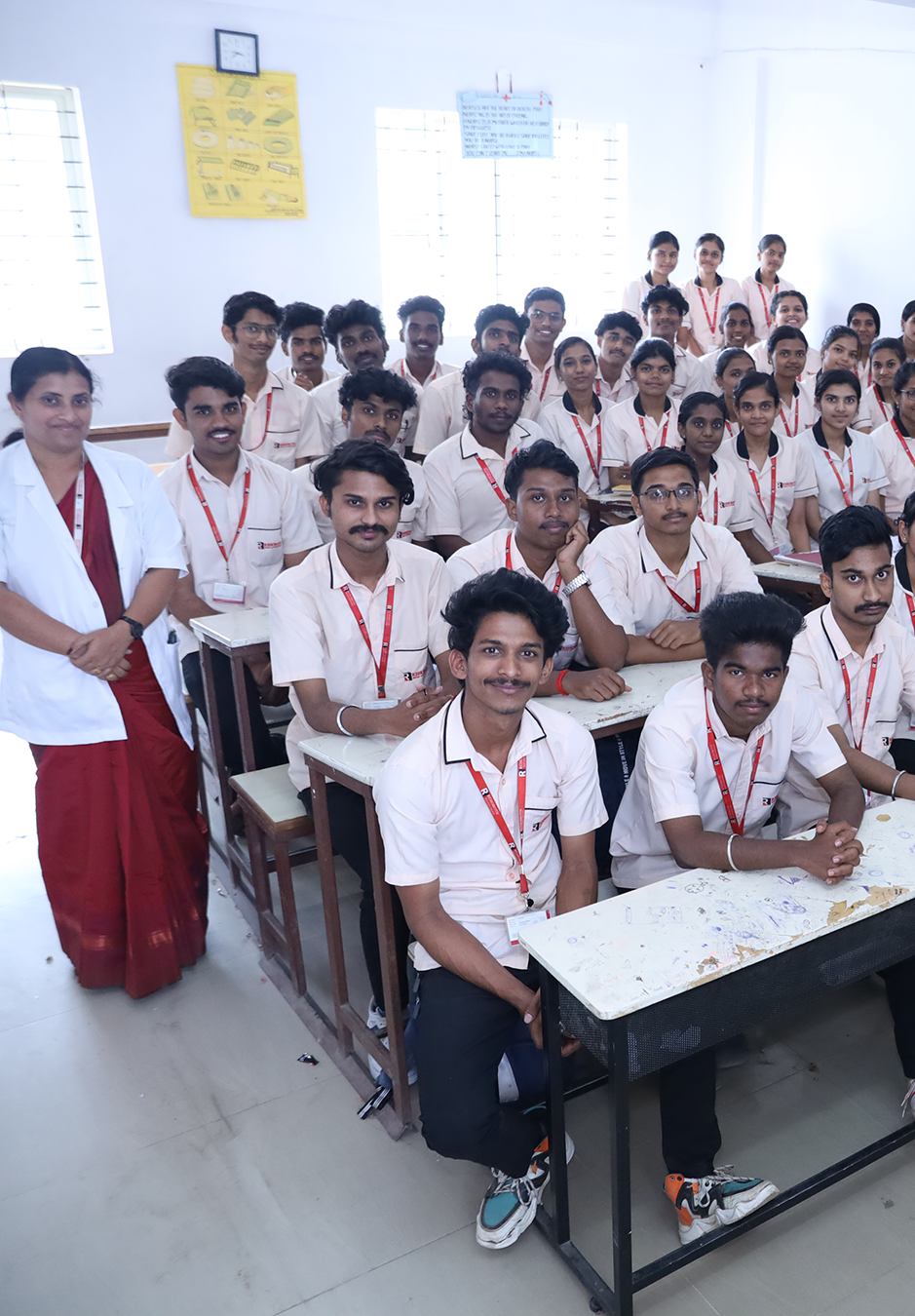 mission-at-work teacher and students at their desks