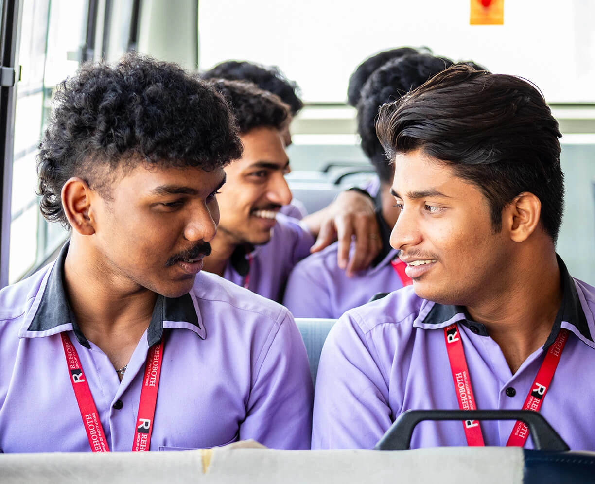 Students Talking in Bus Students Talking in Bus